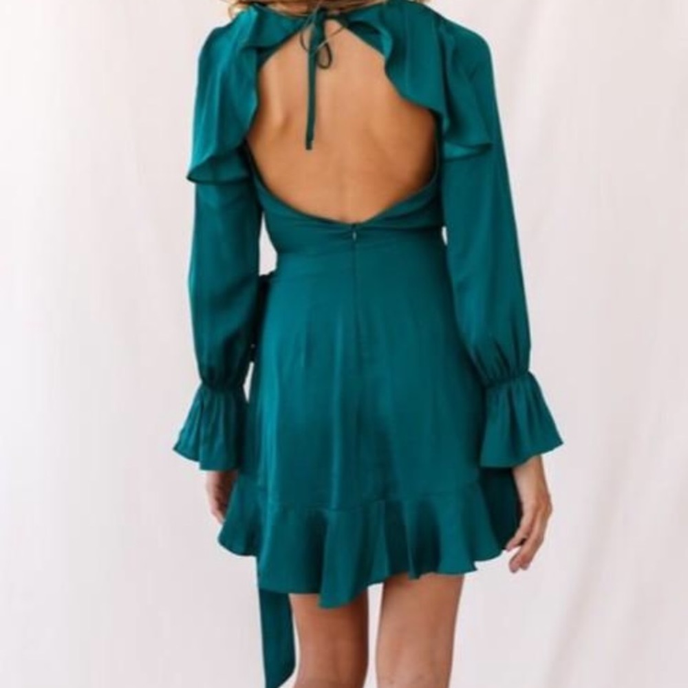 Open back dress